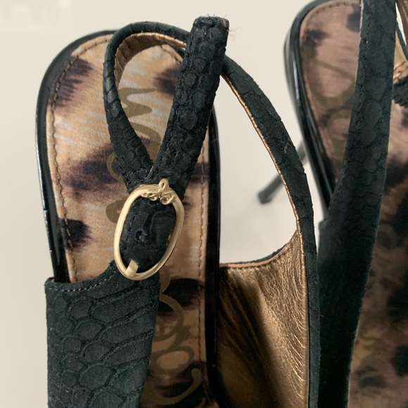 Sam Edelman Evelyn peep toe slingback pumps - Picture 4 of 7